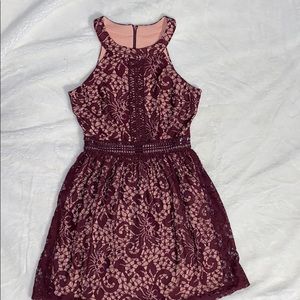 Maroon/Purple Dress
